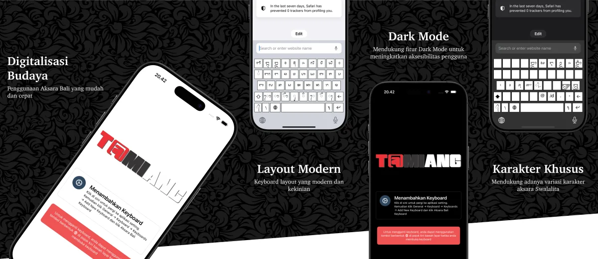 Digital Tamiang Keyboard preview
